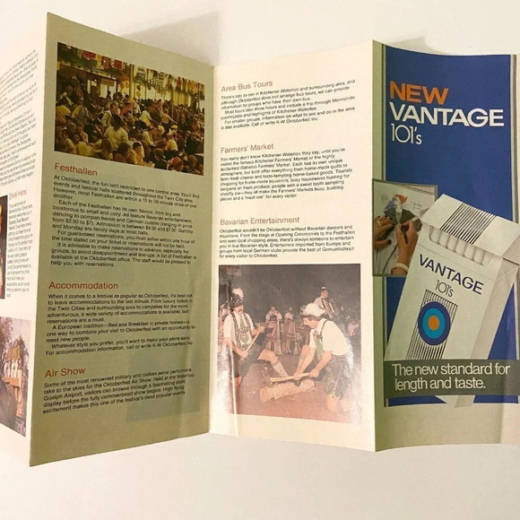 Vintage 1985 Oktoberfest Kitchener Waterloo Canada Brochure Pamphlet - Picture 10 of 11